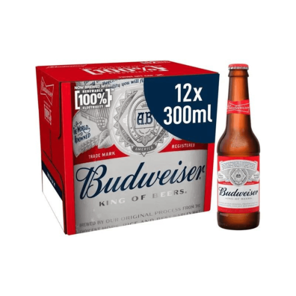 Budweiser 4 X 300ml – Global Brand Supplies