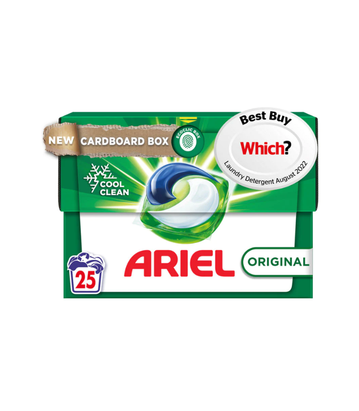 Ariel Original All In 1 Pods Washing Liquid Capsules 25 Washes - Global ...