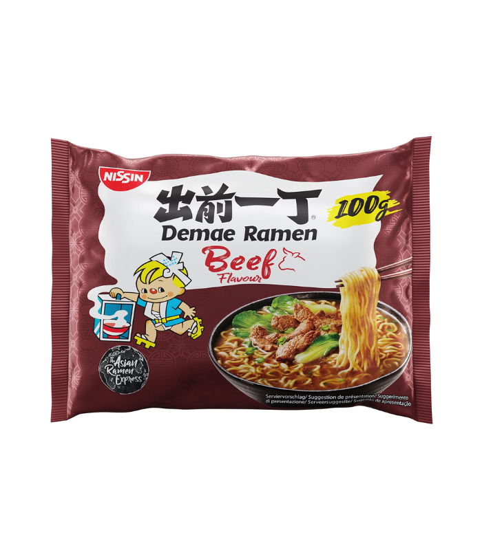 Nissin Beef Noodles 100g - Global Brand Supplies